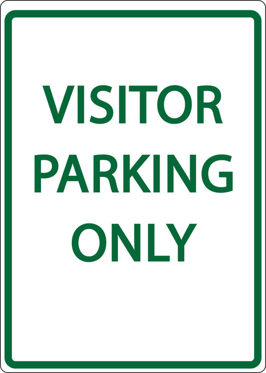 ZING Parking Sign, Visitors Parking Only On - official Zing product image 1