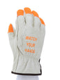 3413HVI_ - 3413HVIS - 30939 - 360 - Leather driver work gloves – MCR Safety Group 3413HVI – grain pigskin leather with orange