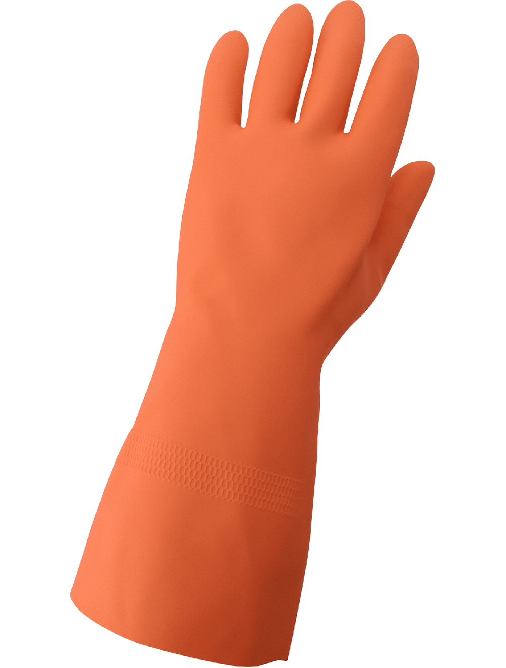 FrogWear® 30FT Chemical Handling Gloves - latex - orange