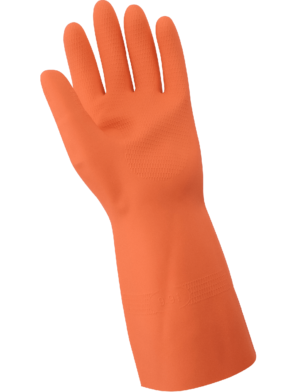 FrogWear® - 30FT - Unsupported Gloves - rubber coating - orange