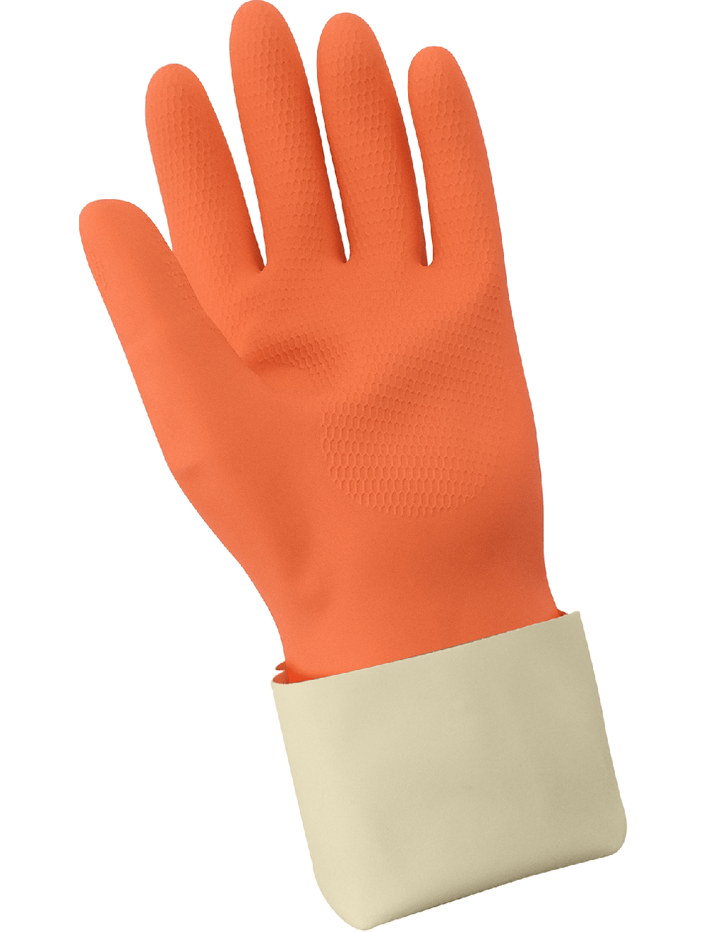FrogWear® - 30FT - Unsupported Gloves - rubber coating - orange