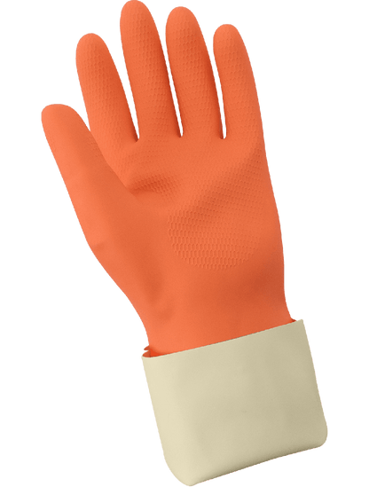 FrogWear® - 30FT - Unsupported Gloves - rubber coating - orange