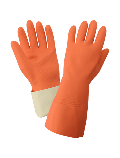 FrogWear® - 30FT - Unsupported Gloves - rubber coating - orange