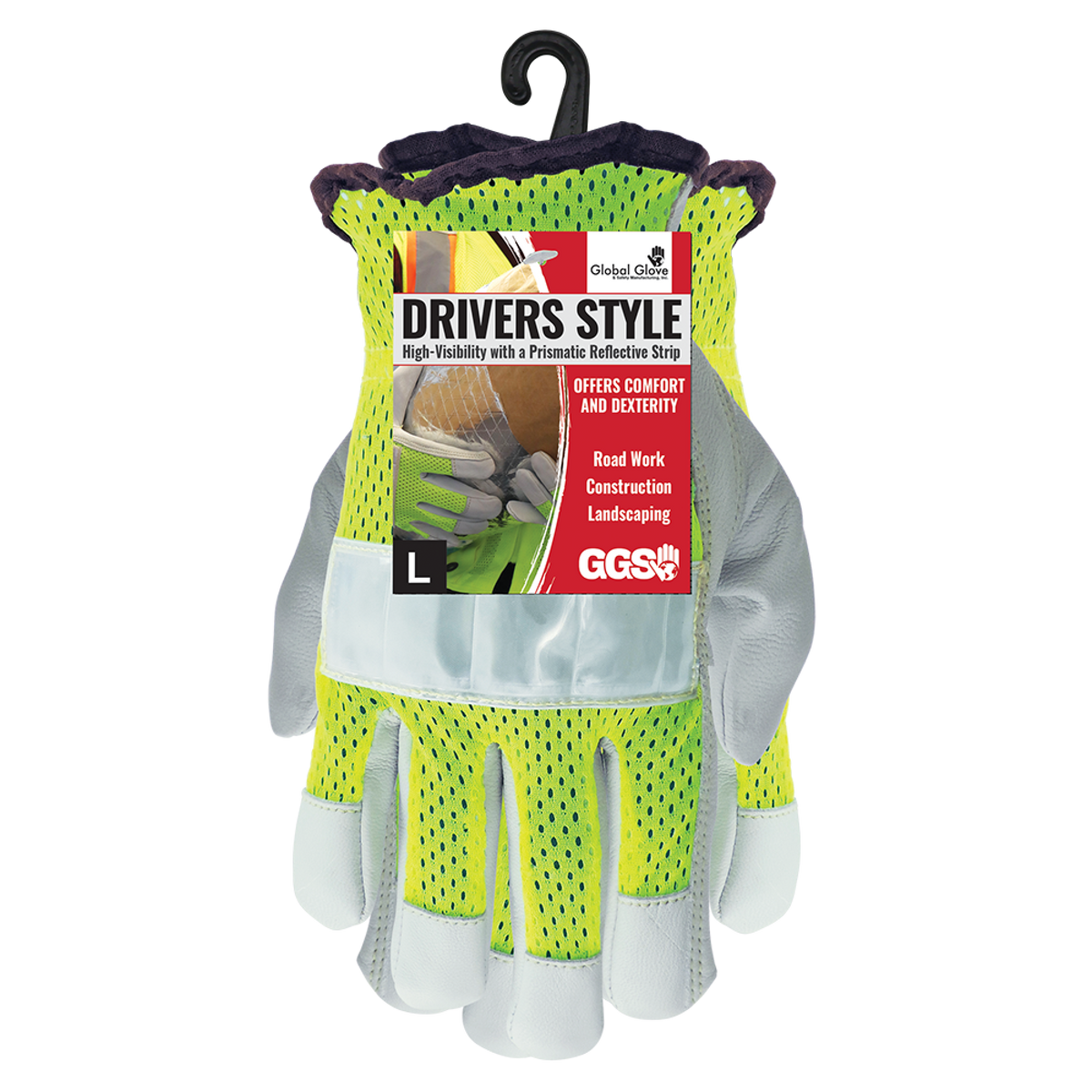 Global Glove High-Visibility 3100GHV Drivers Gloves - view 12