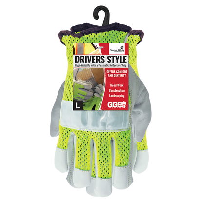Global Glove High-Visibility 3100GHV Drivers Gloves - view 12