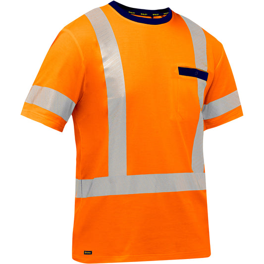 PIP 313M1118X Bisley ANSI Type R Class 3 and CSA Z96 Class 2 X-Back Short Sleeve Shirt - view 3