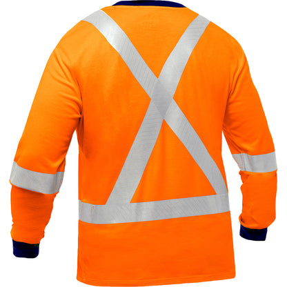 Bisley® ANSI Type R Class 3 and CSA Z96 Class 2 X-Back Long Sleeve Shirt