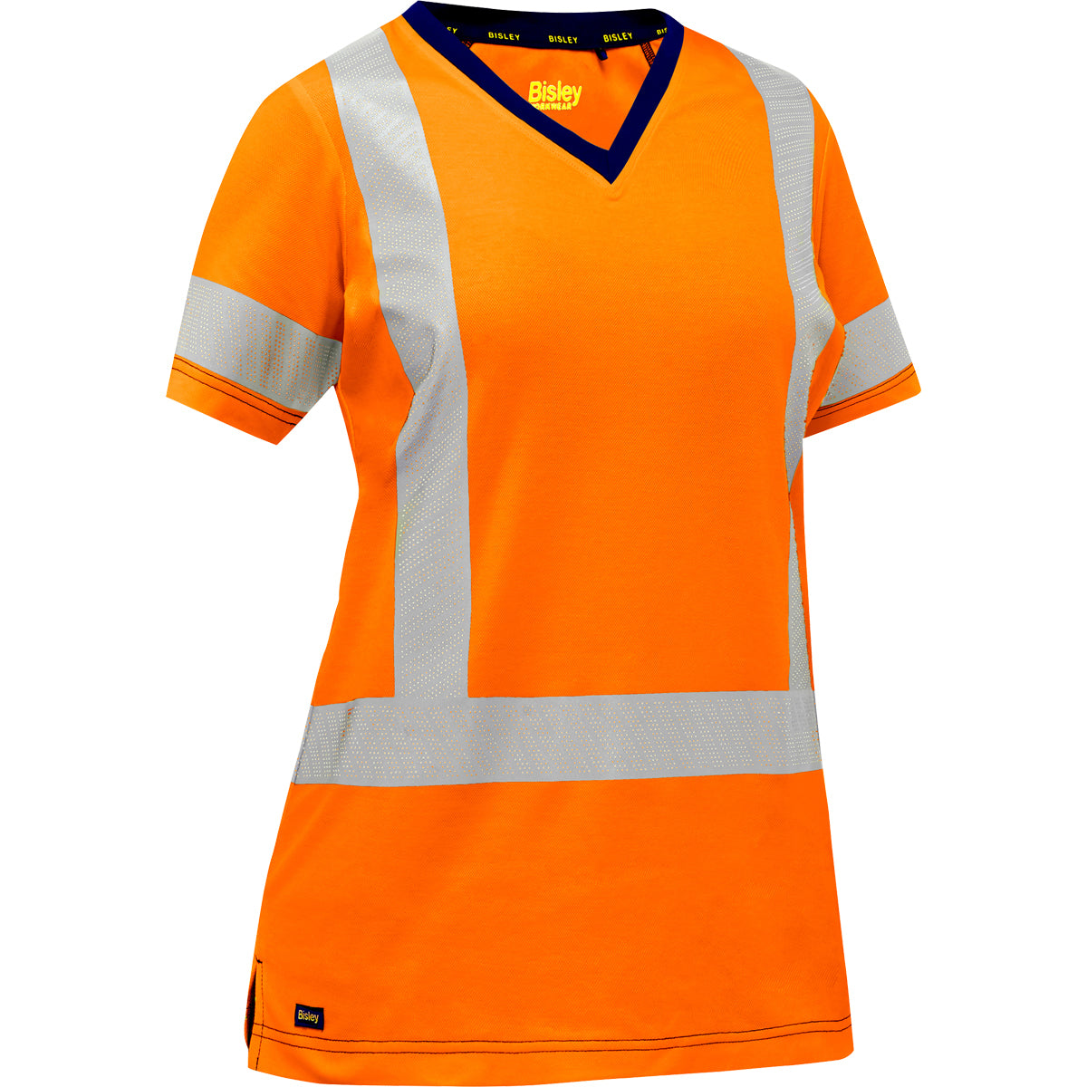 Bisley® ANSI Type R Class 2 and CSA Z96 Class 2 Women's X-Back Short Sleeve Shirt