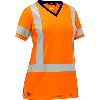 Bisley® ANSI Type R Class 2 and CSA Z96 Class 2 Women's X-Back Short Sleeve Shirt