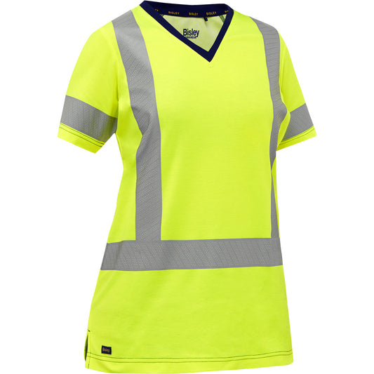Bisley® ANSI Type R Class 2 and CSA Z96 Class 2 Women's X-Back Short Sleeve Shirt