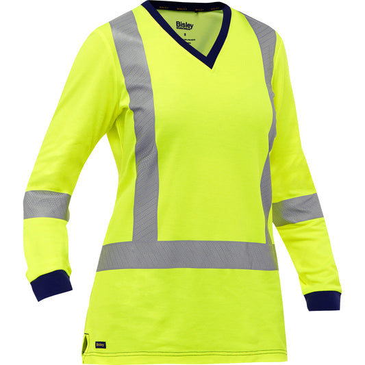 Bisley® ANSI Type R Class 3 and CSA Z96 Class 2 X-Back Women's Long Sleeve Shirt