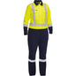 ANSI Type R Class 2 Women's Vented Coverall with Navy Bottom - Industrial Wash Durable