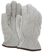 Split Cowhide Driver Gloves, Fleece Lined, Slip-On Cuff
