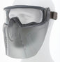 MCR Safety HB4 - Hydroblast­® HB4 Safety Goggles/Face Shield Combo- Clear Lens-Attached Ratcheting Crystal Gray Face Shield-UV-AF® Anti-Fog Coating-Adjustable Elastic Head Band- Dielectric with No Metal Pieces