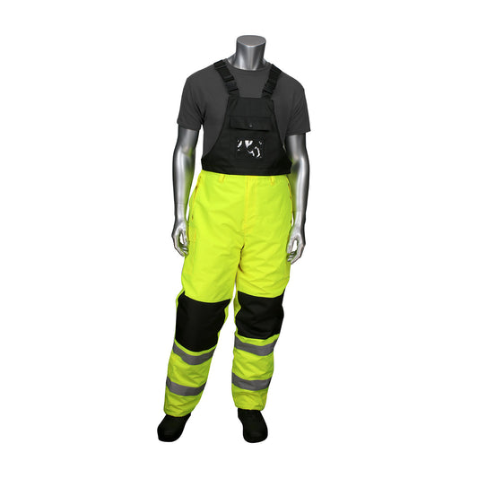 PIP 318-1775 ANSI Class E Insulated Bib Pants with Black Trim