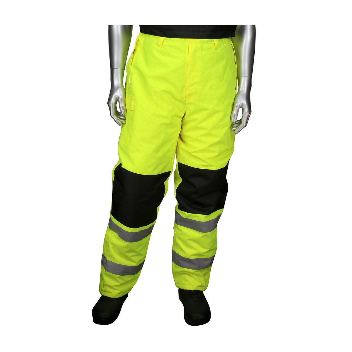 PIP 318-1775 ANSI Class E Insulated Bib Pants with Black Trim