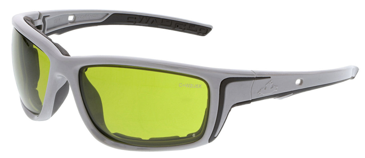 MCR Safety SR5 - Swagger® SR5 Series Safety Glasses, Spoggle Strap Slot on each Temple, Dielectric and Foam Lined, TPR Temples and Nose Piece - Elastic Strap SR5STRAP Sold Seperately — Sold by Pair — manufacturer image 16