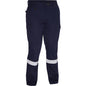 Bisley®: Navy Taped Cargo Pant - Industrial Wash Durable