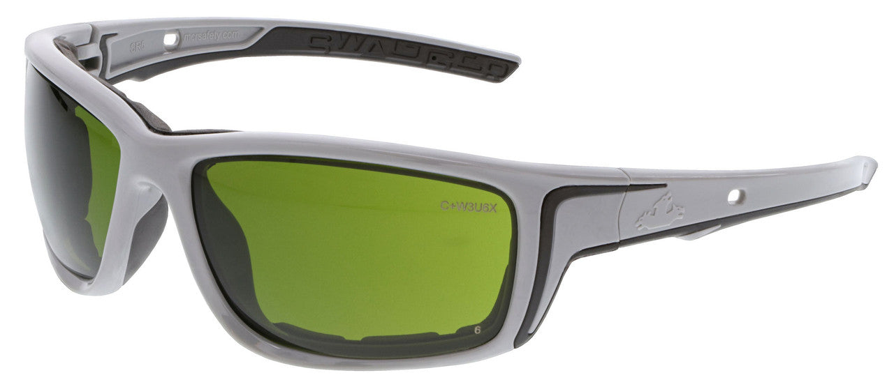 MCR Safety SR5 - Swagger® SR5 Series Safety Glasses, Spoggle Strap Slot on each Temple, Dielectric and Foam Lined, TPR Temples and Nose Piece - Elastic Strap SR5STRAP Sold Seperately — Sold by Pair — manufacturer image 20