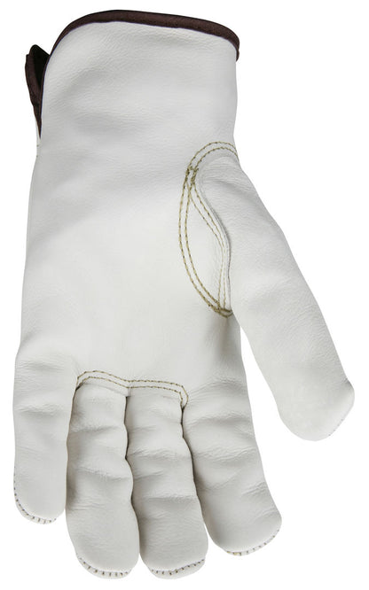 MG3211A - Leather Drivers Cut Resistant Work Gloves - Select Grain Cowhide Leather - Lined with Alycore™ Cut Resistant Material - Keystone Thumb for Comfort - Designed with Alycore™ for Unparalleled Cut Resistance