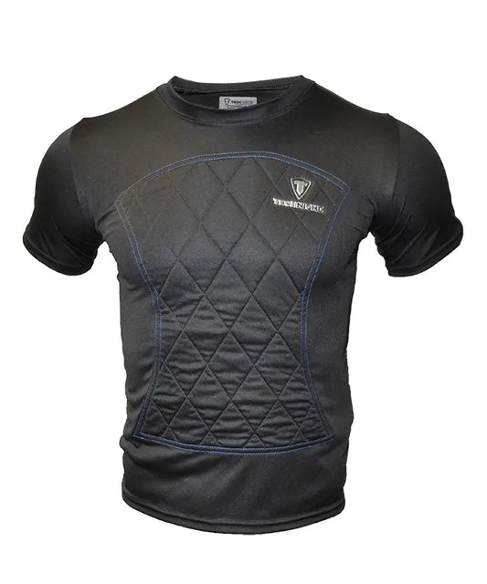 Occunomix Techniche Evaporative Cooling Kewlshirt T-Shirt Safety Workwear Black/Blue XS model 6202-BK-XS
