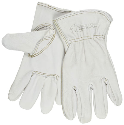 Road Hustler Cowhide Grain Leather Driver Gloves, Keystone Thumb, Premium A+