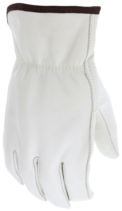 Grain Cowhide Driver Gloves, Thinsulate Insulated, Open Cuff
