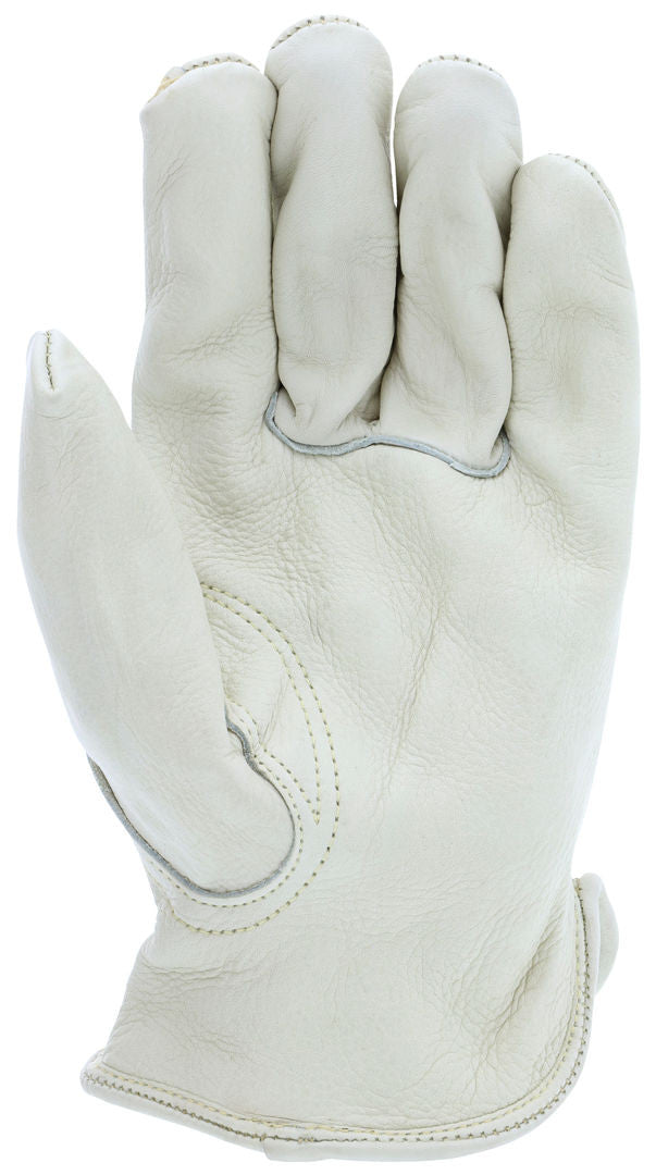 Grain Cowhide Driver Gloves, Select B Grade, Keystone Thumb, Kevlar Sewn