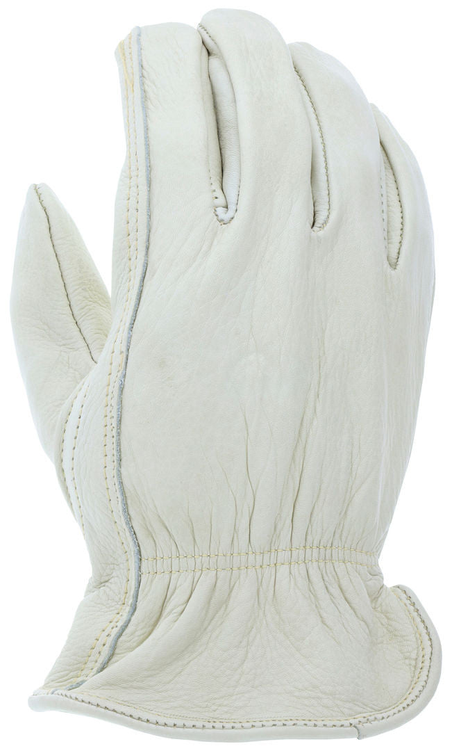 Grain Cowhide Driver Gloves, Select B Grade, Keystone Thumb, Kevlar Sewn