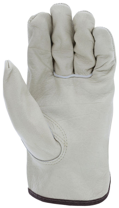 Grain Cowhide Driver Gloves, Select B Grade, Keystone Thumb