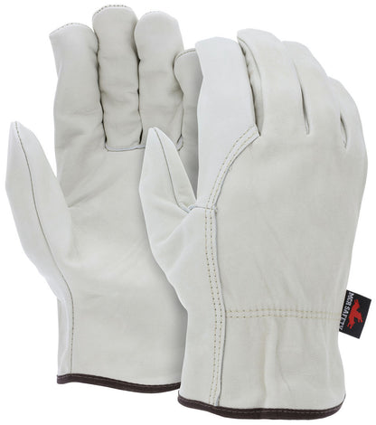 Grain Cowhide Driver Gloves, Select B Grade, Wing Thumb, Unlined