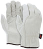 Grain Cowhide Driver Gloves, Select B Grade, Wing Thumb, Unlined
