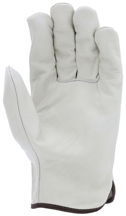 Grain Cowhide Driver Gloves, Select B Grade, Wing Thumb, Unlined