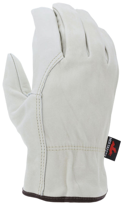 Grain Cowhide Driver Gloves, Select B Grade, Wing Thumb, Unlined