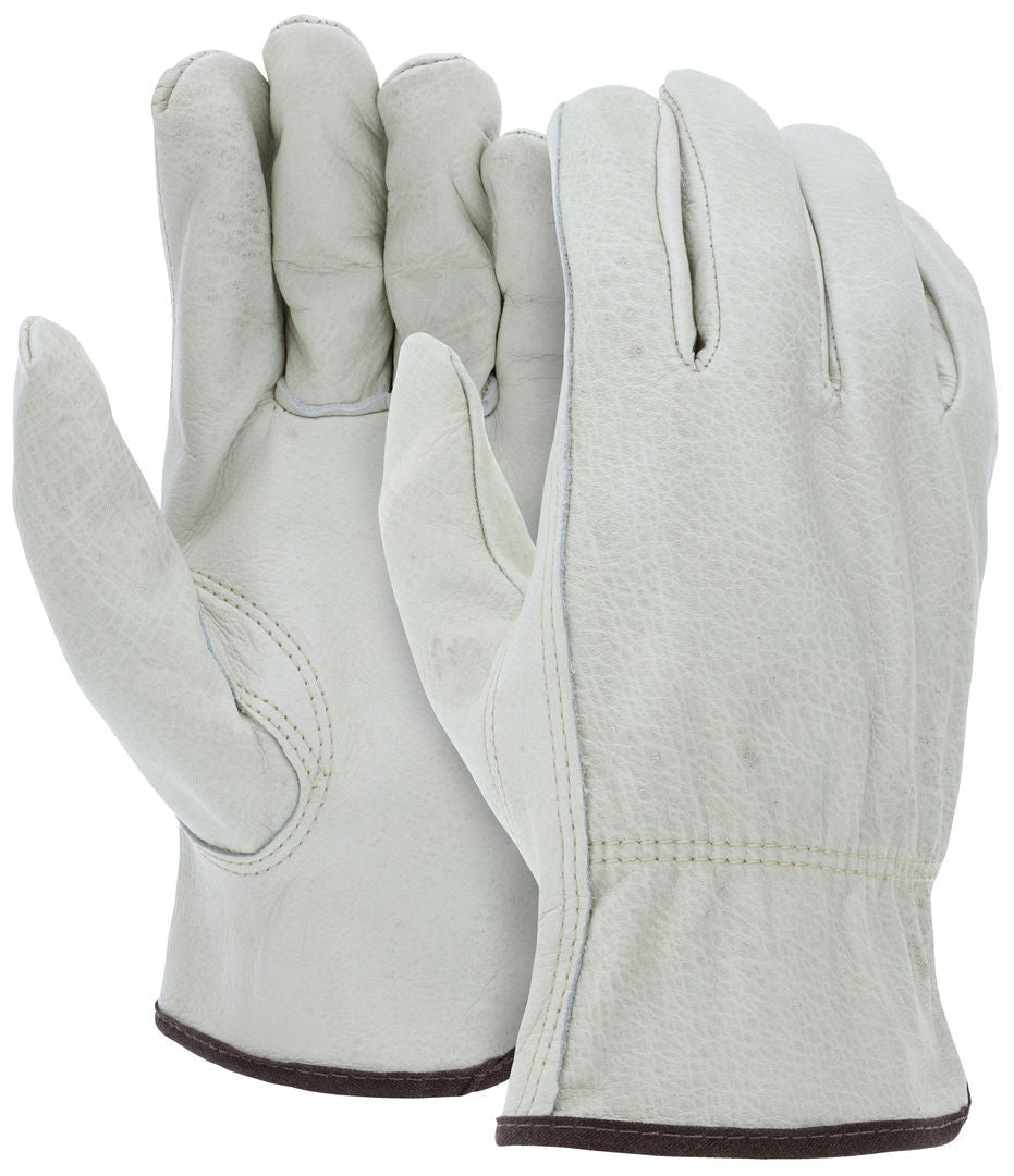 Grain Cowhide Driver Gloves, CV-C+ Grade, Keystone Thumb