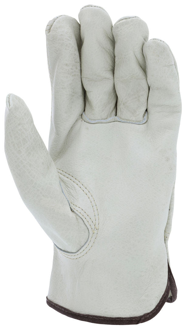 Grain Cowhide Driver Gloves, CV-C+ Grade, Keystone Thumb
