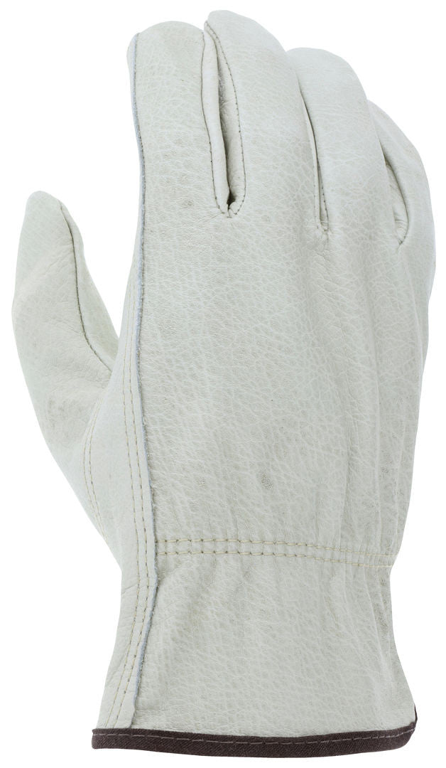 Grain Cowhide Driver Gloves, CV-C+ Grade, Keystone Thumb