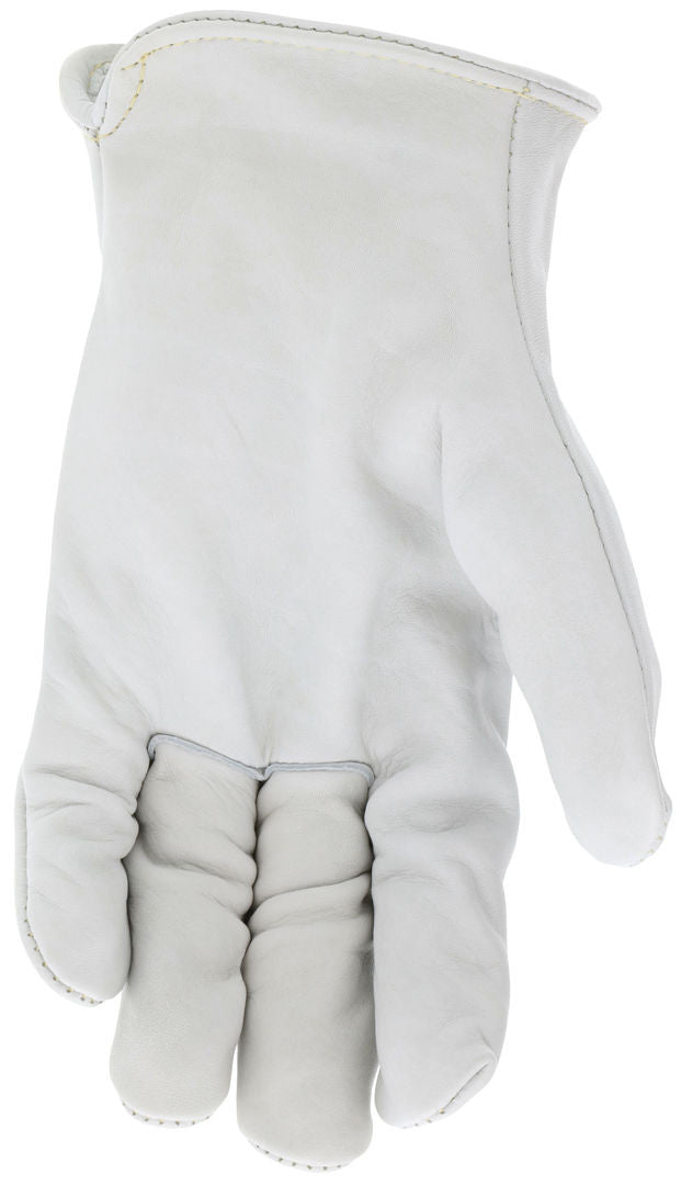Road Hustler Driver Gloves, Premium Grain Cowhide, Kevlar-Sewn, Open Cuff