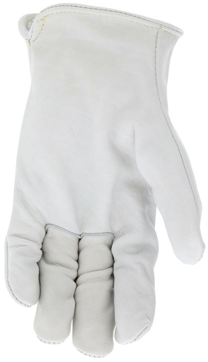 Road Hustler Driver Gloves, Premium Grain Cowhide, Kevlar-Sewn, Open Cuff