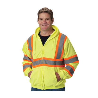 PIP 323-HSSP ANSI Type R Class 3 Two-Tone Hoodie