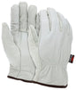 Grain Cowhide Driver Gloves, Fleece Lined, Slip-On Cuff