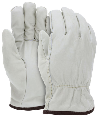 Grain Cowhide Driver Gloves, Fleece Insulated, CV-C+ Grade