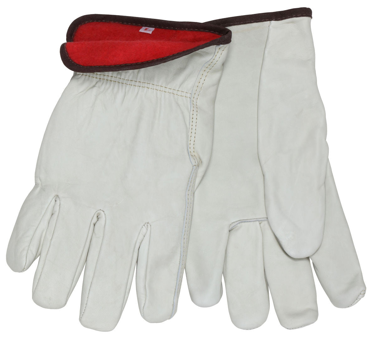 Grain Cowhide Driver Gloves, Fleece Insulated, CV-C+ Grade