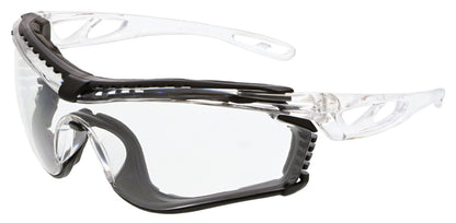 MCR Safety CL5 - Checklite® CL5 Series Safety Glasses - Foam Lining - Earplug Retaining Technology - Temples Hold Earplug Cord in Place - Lightweight — Sold by Pair — manufacturer image 6
