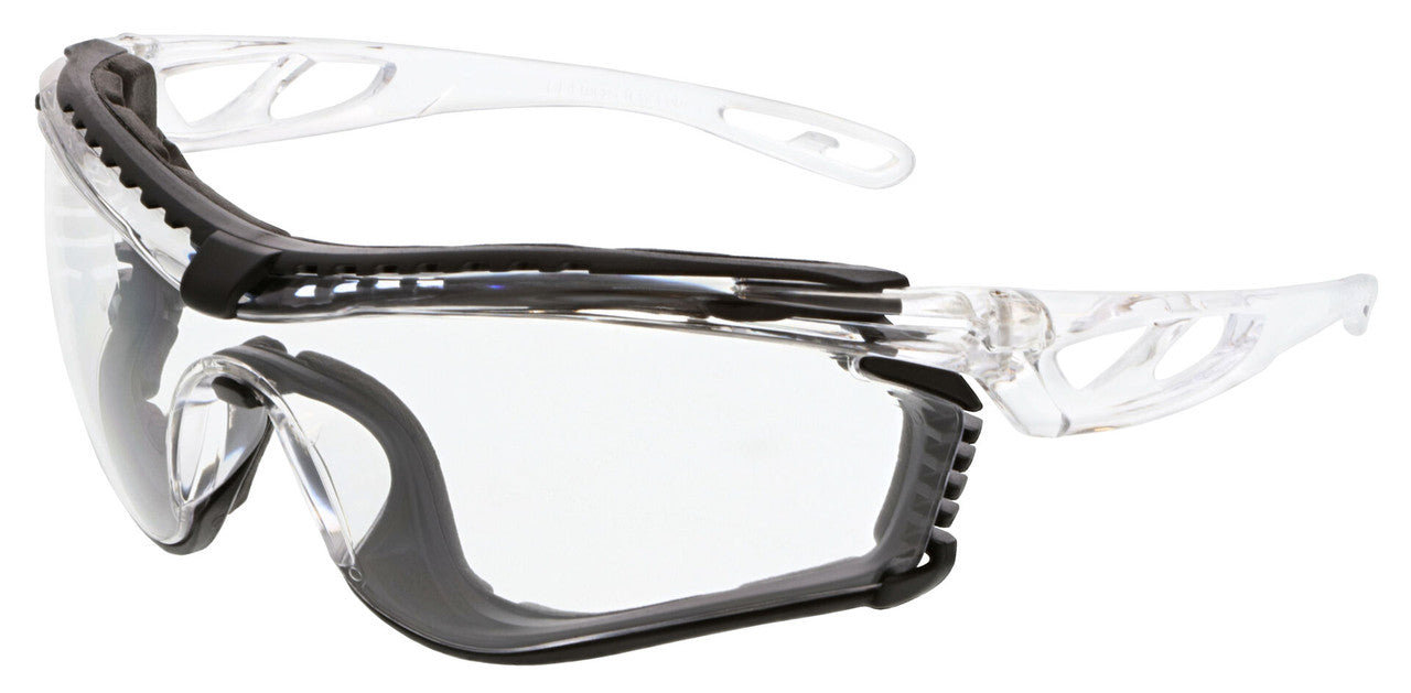MCR Safety CL5 - Checklite® CL5 Series Safety Glasses - Foam Lining - Earplug Retaining Technology - Temples Hold Earplug Cord in Place - Lightweight — Sold by Each — manufacturer image 6