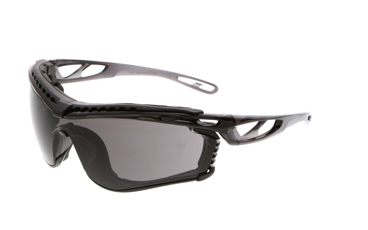 MCR Safety CL5 - Checklite® CL5 Series Safety Glasses - Foam Lining - Earplug Retaining Technology - Temples Hold Earplug Cord in Place - Lightweight — Sold by Each — manufacturer image 2