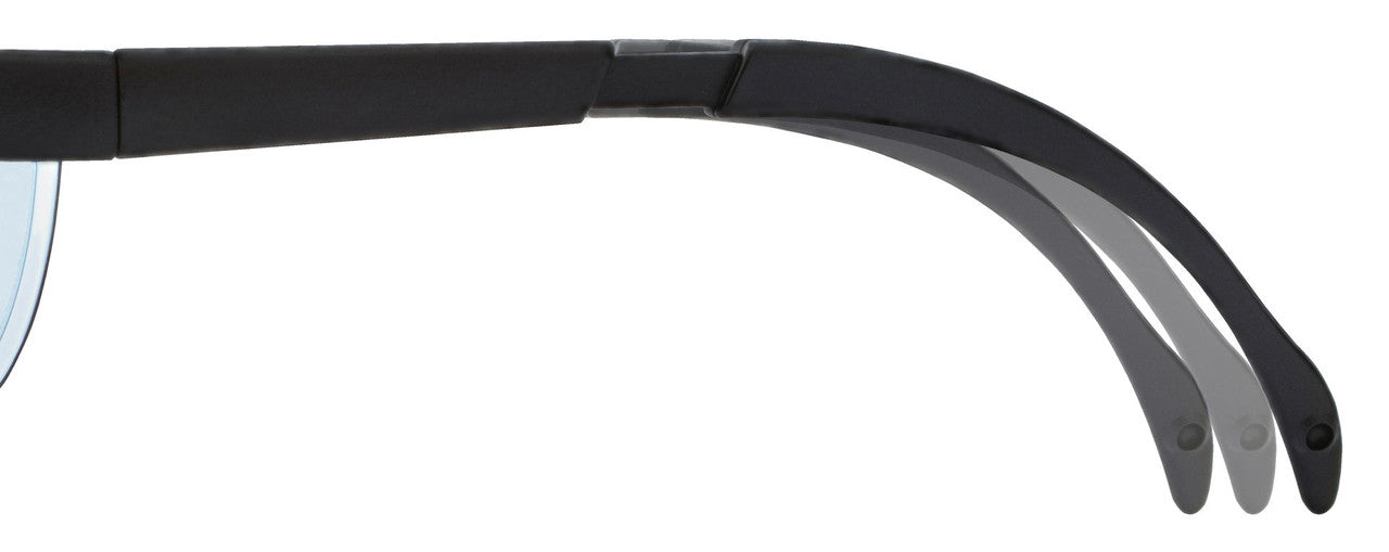 MCR Safety KD1 - Klondike® KD1 Series Safety Glasses - Soft, Comfortable and Secure TPR Nose Piece - Adjustable Temple Length — manufacturer image 5