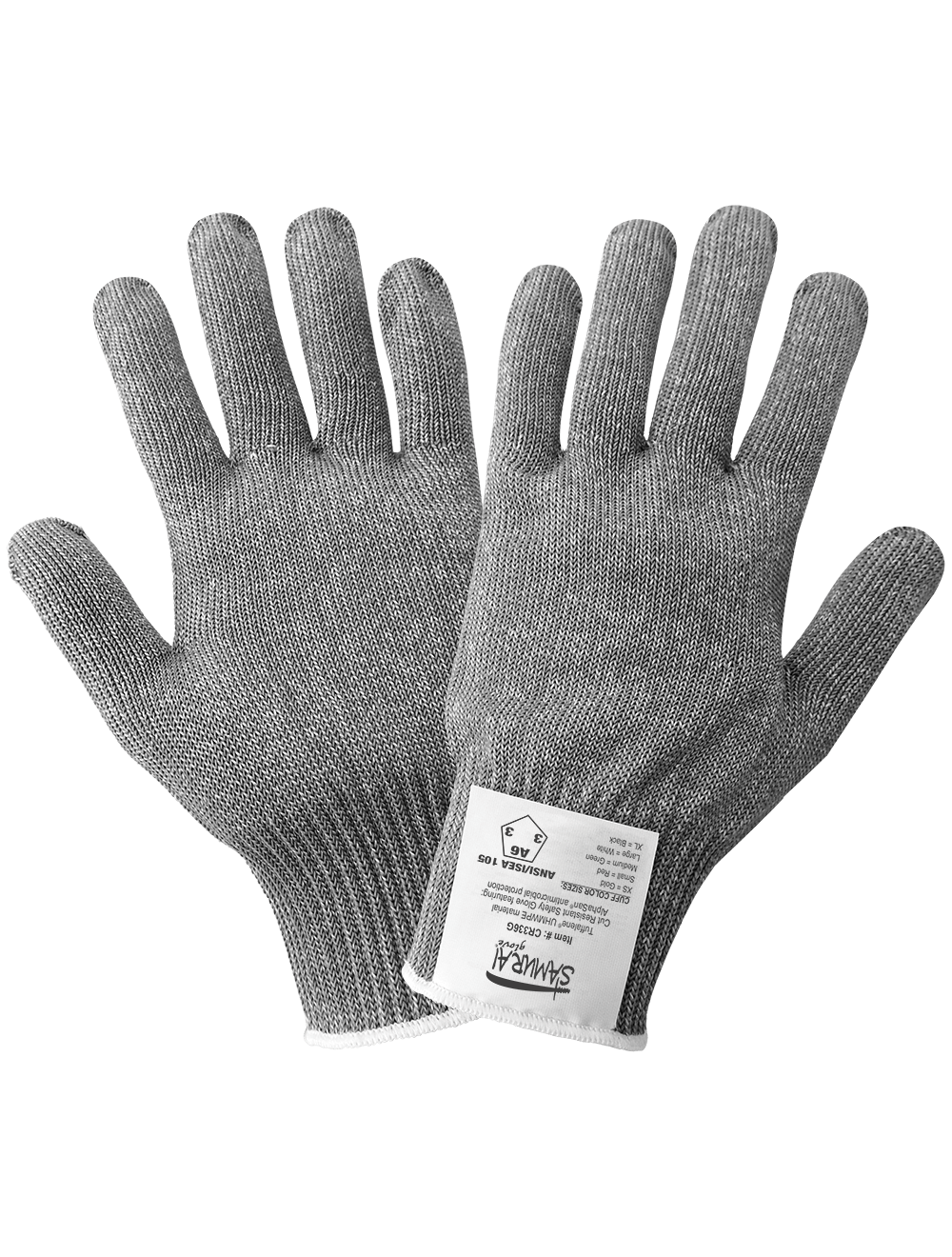 Samurai Glove® - CR336G - Uncoated Gloves - cut level A6 - tan