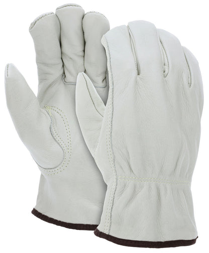 Grain Cowhide Driver Gloves, Thermal Lined, Keystone Thumb