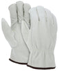 Grain Cowhide Driver Gloves, Thermal Lined, Keystone Thumb